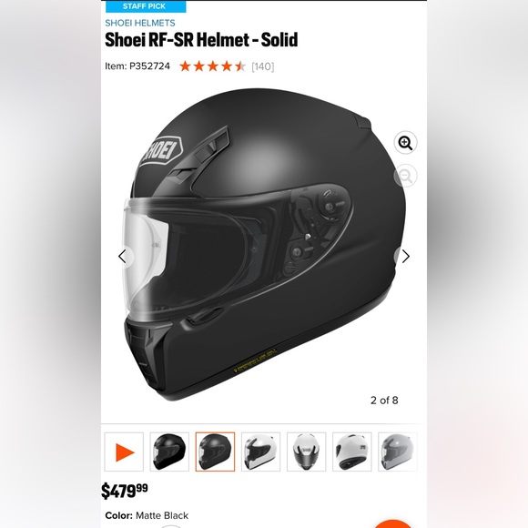 NEW Shoei RF-SR helmet - Picture 1 of 5
